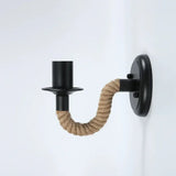 Aplique de pared negro con estilo industrial