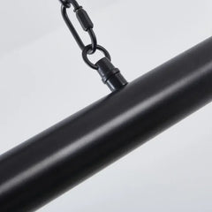 Lámpara colgante verde oscuro con cuerda de yute estilo industrial retro