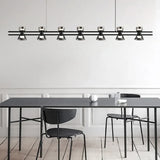 Lámparas para islas de cocina diseño LED con vidrio y estilo moderno