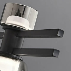 Lámparas para islas de cocina diseño LED con vidrio y estilo moderno