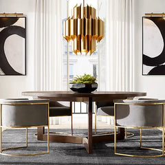 Lámpara Colgante LED de Techo Cobre Estilo Elegante