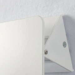 Aplique de pared rectangular blanco LED orientable moderno para dormitorio