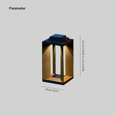 Lámpara de Pie Solar Moderna para Jardín