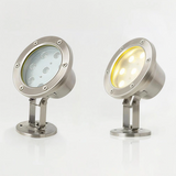 Foco para piscina LED orientable IP68 estilo industrial acabado cromo