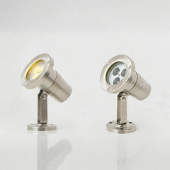 Foco para piscina LED orientable IP68 estilo industrial acabado cromo