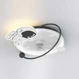Ventiladores de techo con luz juveniles diseño moderno creativo