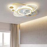 Ventiladores de techo con luz juveniles diseño moderno creativo