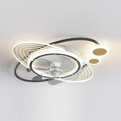 Ventiladores de techo con luz juveniles diseño moderno creativo