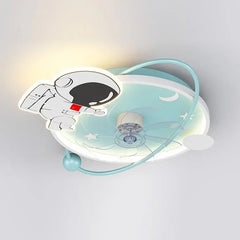 Ventiladores de techo con luz juveniles diseño moderno creativo