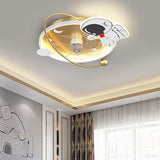 Ventiladores de techo con luz juveniles diseño moderno creativo