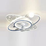 Ventiladores de techo con luz juveniles diseño moderno creativo