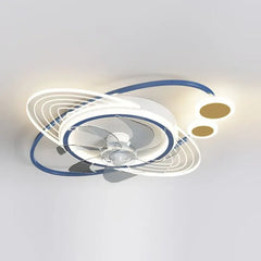 Ventiladores de techo con luz juveniles diseño moderno creativo