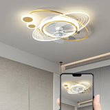 Ventiladores de techo con luz juveniles diseño moderno creativo