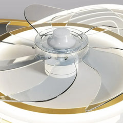 Ventiladores de techo con luz juveniles diseño moderno creativo