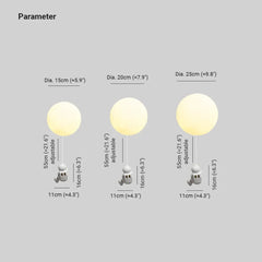 Apliques de pared dormitorio juvenil con forma de astronauta lunar