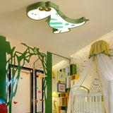 Lámpara juvenil diseño de dinosaurio para habitación infantil