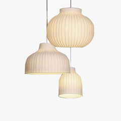 Lamparas colgantes de tela diseño moderno y creativo minimalista
