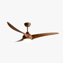 Ventilador de techo con luz 3 aspas moderno LED silencioso motor DC modo verano invierno para salon
