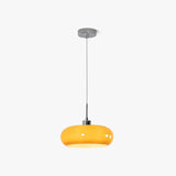 Lámpara colgante de vidrio Bauhaus LED regulable en altura para comedor