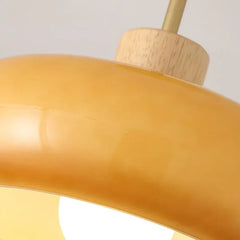 Lámpara de techo para pasillos LED de vidrio redonda de estilo nórdico