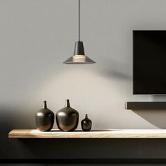 Lámpara colgante mesita noche diseño moderno nórdico de vidrio