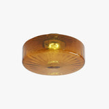 Lampara de Techo de LED Vidrio Tricolor Vintage Entrada