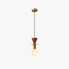 Lampara de techo metal diseño creativo minimalista para dormitorio