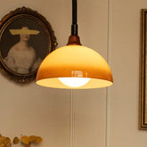 Lámpara colgante de vidrio vintage para comedor