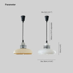 Lampara vintage colgante diseño extensible y elevable para comedor