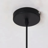 Lámpara colgante cónica moderna LED de metal para comedor
