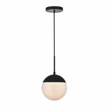 Lámpara colgante esfera moderna de vidrio LED para comedor