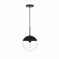 Lámpara colgante esfera moderna de vidrio LED para comedor