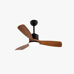 Lámparas de techo madera estilo nórdico con ventilador