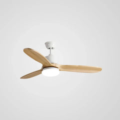 Lámparas de techo madera estilo nórdico con ventilador