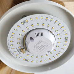 Lámparas de techo madera estilo nórdico con ventilador