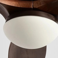 Lámparas de techo madera estilo nórdico con ventilador