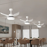 Ventilador de techo con iluminación led diseño moderno y minimalista