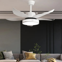 Ventilador de techo con iluminación led diseño moderno y minimalista