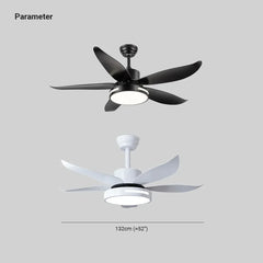 Ventilador de techo con iluminación led diseño moderno y minimalista