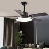 Ventiladores con luz led de techo para hogar de hierro