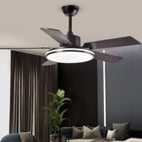 Ventiladores con luz led de techo para hogar de hierro