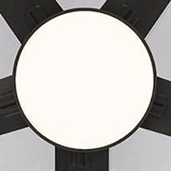 Ventiladores con luz led de techo para hogar de hierro
