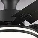 Ventiladores con luz led de techo para hogar de hierro