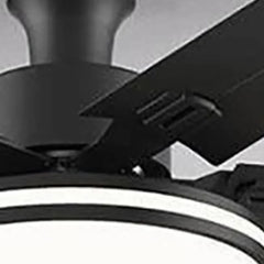Ventiladores con luz led de techo para hogar de hierro