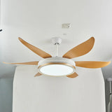 Ventilador de techo grande con luz estilo nórdico para comedor