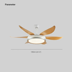 Ventilador de techo con luz control remoto bajo consumo