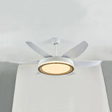 Ventiladores de techo con mando a distancia y luz estilo nórdico para dormitorio