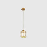 Lámpara colgante de cristal moderna nórdica para comedor
