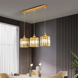 Lámpara colgante de cristal moderna nórdica para comedor