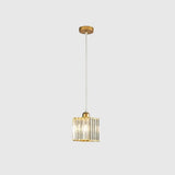 Lámpara colgante de cristal moderna nórdica para comedor